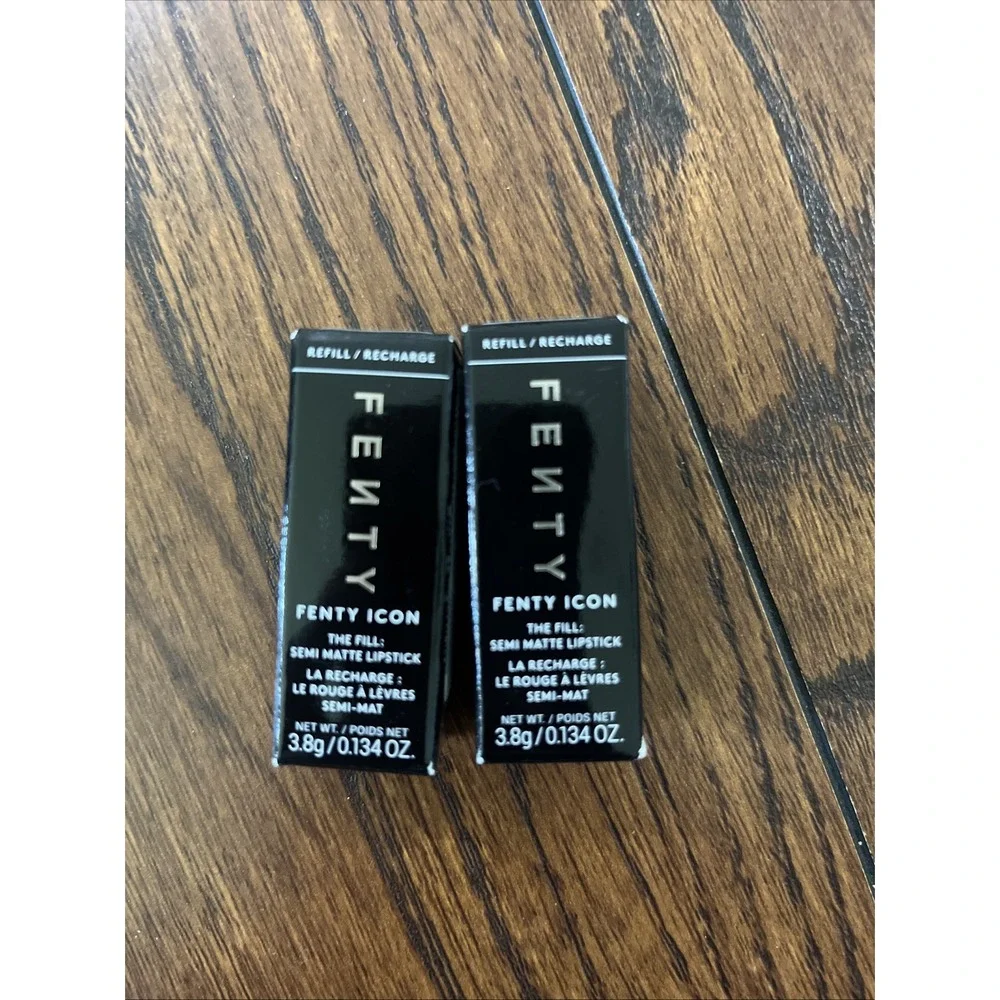 Lot Of 2 Fenty Icon The Fill: Semi Matte Lipstick Refill - 11 Loud Speak'r